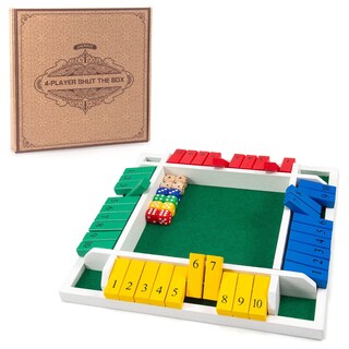 Foto 1 | Foto 1 | Juego Shut The Box Amerous Tablero de Madera de 30 cm con 12 Dados - Venta Internacional