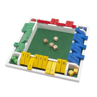 Foto 2 | Foto 2 | Juego Shut The Box Amerous Tablero de Madera de 30 cm con 12 Dados - Venta Internacional
