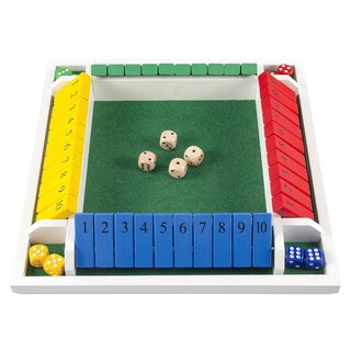 Foto 3 | Foto 3 | Juego Shut The Box Amerous Tablero de Madera de 30 cm con 12 Dados - Venta Internacional