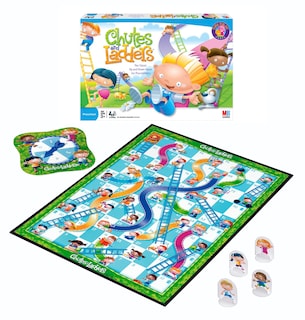 Foto 2 | Foto 2 | Juego De Mesa Hasbro Gaming Chutes And Ladders Para 2-4 Jugadores Y 3 O Más - Venta Internacional.
