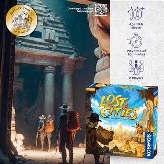 Foto 2 | Foto 2 | Juego De Cartas Lost Cities 6th Expedition Con Tablero De Juego De Dos Caras - Venta Internacional.