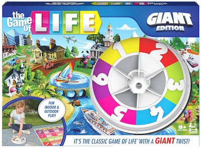 Foto 1 | Foto 1 | Juego De Mesa Spin Master Games The Game Of Life Giant Edition - Venta Internacional.