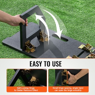 Foto 5 | Foto 5 | Tabla Reboteadora De Fútbol Vevor De 45 X 13 Cm Con 2 Ángulos Para Entrenamiento - Venta Internacional.