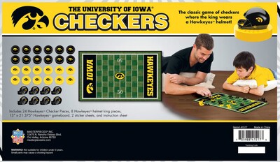 Foto 3 | Foto 3 | Juego De Mesa Masterpieces Ncaa Iowa Hawkeyes Checkers - Venta Internacional.