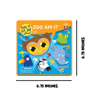 Foto 2 | Foto 2 | Juego De Mesa Playmonster Take N Play Anywhere Zoo Am I 6+ - Venta Internacional.