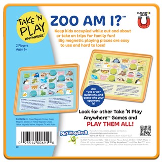 Foto 4 | Foto 4 | Juego De Mesa Playmonster Take N Play Anywhere Zoo Am I 6+ - Venta Internacional.
