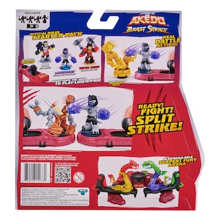 Foto 3 | Foto 3 | Paquete De Inicio Toy Akedo Beast Strike Bite Strike Con 3 Guerreros - Venta Internacional.