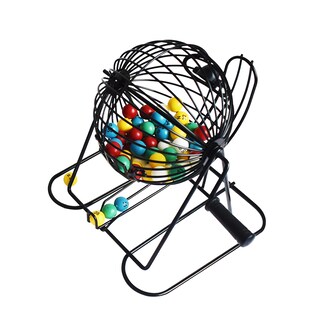 Foto 2 | Foto 2 | Juego De Bingo Yuanhe Deluxe Con Jaula De Metal 75 Bolas Y 50 Tarjetas - Venta Internacional.