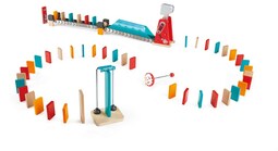 Juego De Dominó Hape Mighty Hammer Domino De Madera De Doble Cara Para Niños Mayores De 4 Años - Venta Internacional.