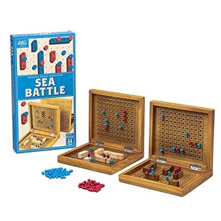 Foto 2 | Foto 2 | Juego De Mesa Professor Puzzle Sea Battle Wooden Para 2 Jugadores - Venta Internacional.