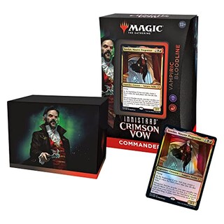 Foto 1 | Foto 1 | Venta Internacional - Magia: The Gathering Innistrad: Crimson Vow Commander Deck - Vampiric Bloodline (negro -