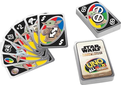 Foto 2 | Foto 3 | Venta Internacional- Juego de Cartas Uno All Wild Grogu Star Wars