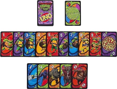 Foto 3 | Foto 3 | Venta Internacional - Juego de Cartas Mattel Games Uno Teenage Mutant Ninja Turtles