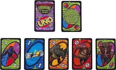 Foto 5 | Foto 5 | Venta Internacional - Juego de Cartas Mattel Games Uno Teenage Mutant Ninja Turtles