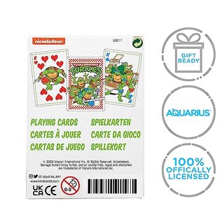 Foto 7 | Foto 7 | Venta Internacional - Juego de Cartas Aquarius Teenage Mutant Ninja Turtles Pizza