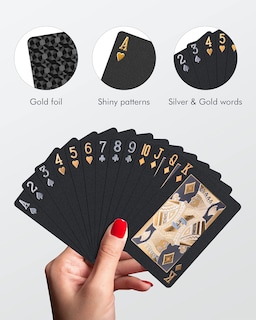 Foto 2 | Foto 2 | Venta Internacional - Juego De Cartas Bierdorf Diamond Waterproof Black Poker Hd