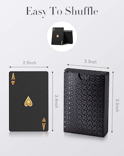Foto 6 | Foto 6 | Venta Internacional - Juego De Cartas Bierdorf Diamond Waterproof Black Poker Hd
