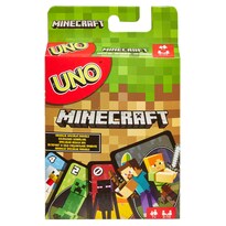 Juego De Cartas Mattel Games Uno Minecraft 112 Cartas Para Mayores De 7 Años - Venta Internacional.