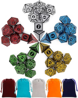 Foto 1 | Foto 1 | Ciaraq De Dados Poliédricos Con 5 Bolsas Para Juegos De Mesa Mtg Dnd - Venta Internacional.