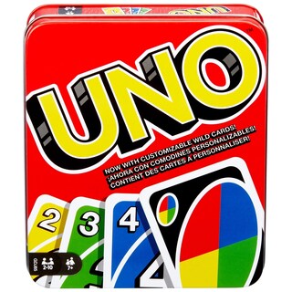 Foto 1 | Foto 1 | Juego De Cartas Mattel Games Uno Para Una Noche Familiar Con Caja De Almacenamiento - Venta Internacional.