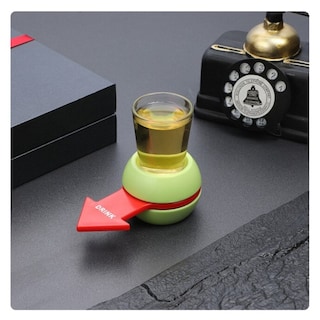 Foto 4 | Foto 4 | Party Game Pointer Shot Spinner Spin Con Vaso De Cristal - Venta Internacional.
