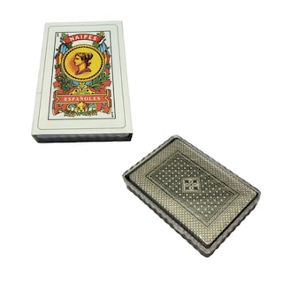 Foto 2 | Foto 2 | Baraja De Cartas Spanish Baraja Plastificadas, Lavables Con Funda, 5 Unidades - Venta Internacional.
