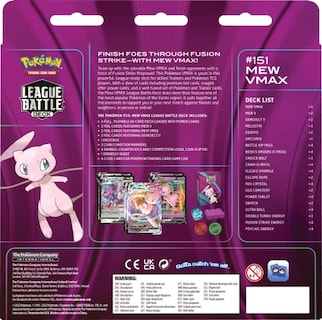 Foto 3 | Foto 3 | Juego De Cartas Coleccionables Pokémon Mew Vmax League Battle Deck - Venta Internacional