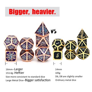 Foto 6 | Foto 6 | Juego De Dados Haxtec 7 Piezas - Venta Internacional