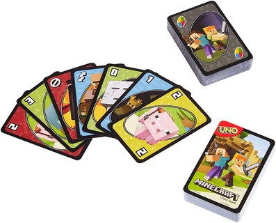 Foto 4 | Foto 4 | Juego de Cartas Uno Minecraft de Mattel Games - Venta Internacional