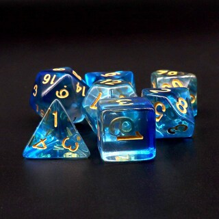 Foto 4 | Foto 4 | Juego de Dados Haxtec Dnd Dragon Glass-eternal Sea con Bolsa - Venta Internacional