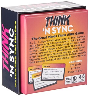 Foto 2 | Foto 2 | Juego De Cartas Gamewright Think 'n Sync The Great Minds Think Alike - Venta Internacional.