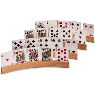 Foto 4 | Foto 4 | Juego de 4 Soportes para Cartas Yellow Mountain Panorama Wood - Venta Internacional