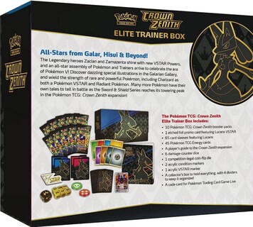 Foto 4 | Foto 4 | Juego de Cartas Coleccionables Pokémon Crown Zenith Elite Trainer Box - Venta Internacional