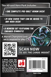 Foto 2 | Foto 2 | Juego de Cartas Fantasy Flight Marvel Champions Venom Hero Pack - Venta Internacional
