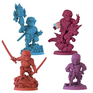 Foto 3 | Foto 3 | Juego De Miniaturas De Mesa Cmon Marvel United Deadpool Expansion - Venta Internacional.