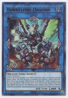 Foto 1 | Foto 1 | Tarjeta Coleccionable Yu-gi-oh! Primera Edición De Borrelend Dragon Ultra Rare - Venta Internacional.
