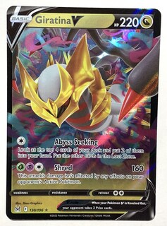 Foto 1 | Foto 1 | Carta Coleccionable Pokémon Giratina V 130/196 Lost Origin Ultra Rare - Venta Internacional.