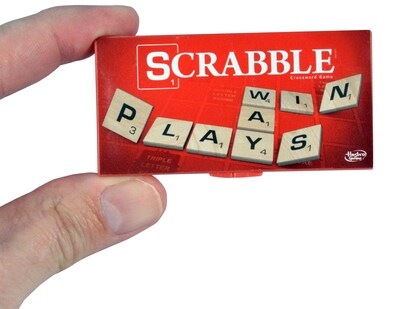 Foto 4 | Foto 4 | Miniature Games Worlds Scrabble Uno Más Pequeño Con Cartas - Venta Internacional.