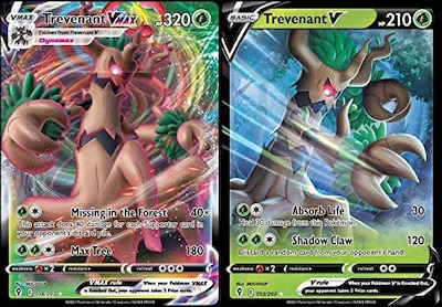Foto 1 | Foto 1 | Lote De Cartas Pokémon Trevenant V Y Vmax 014/203 Evolving Skies - Venta Internacional.