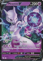 Tarjeta Pokémon Mewtwo V 030/078 - Ultra Rara - Pokemon Go - Venta Internacional.