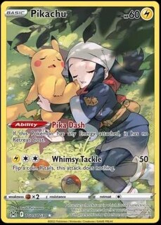 Foto 1 | Foto 1 | Tarjeta Coleccionable Pokémon Pikachu Tg05 Trainer Gallery Lost Origin - Venta Internacional
