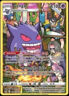 Foto 1 | Foto 1 | Tarjeta Coleccionable Pokemon Gengar Tg06 Trainer Gallery Holo Foil - Venta Internacional