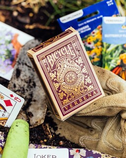 Foto 7 | Foto 7 | Juego De Cartas Para Bicicleta, Verbena Floral, Lámina Dorada De Primera Calidad - Venta Internacional.