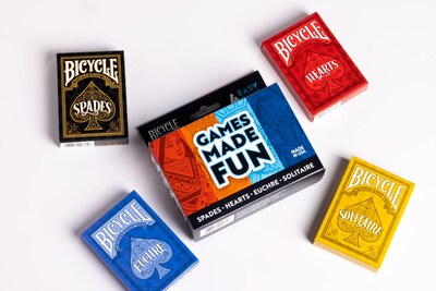 Foto 3 | Foto 3 | Juego De Cartas Bicycle 4 En 1: Euchre, Hearts, Spades Y Solitaire - Venta Internacional.