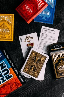 Foto 5 | Foto 5 | Juego De Cartas Bicycle 4 En 1: Euchre, Hearts, Spades Y Solitaire - Venta Internacional.