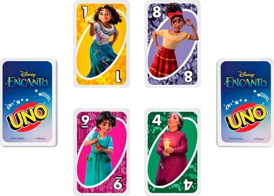 Foto 2 | Foto 2 | Juego De Cartas Mattel Games Uno Disney Encanto Para Niños Y Adultos Y Familia - Venta Internacional.