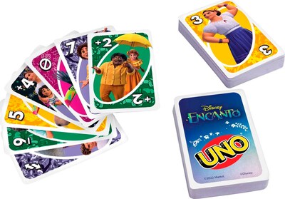 Foto 6 | Foto 6 | Juego De Cartas Mattel Games Uno Disney Encanto Para Niños Y Adultos Y Familia - Venta Internacional.