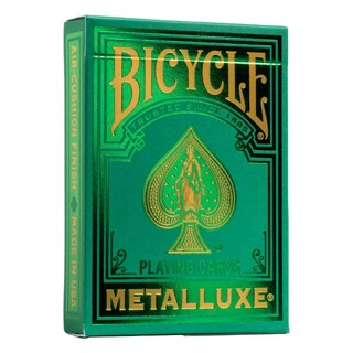 Foto 1 | Foto 1 | Bicicleta De Juego De Cartas Metalluxe, Tamaño Póker Verde - Venta Internacional.