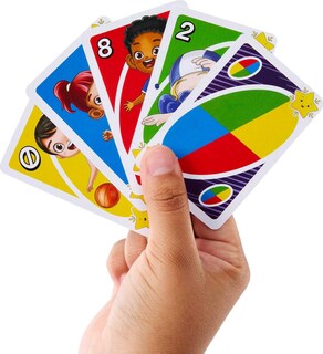 Foto 2 | Foto 2 | Juego De Cartas Mattel Games Uno Junior Move! Para Niños - Venta Internacional.