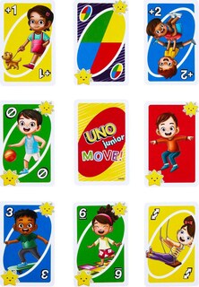 Foto 4 | Foto 4 | Juego De Cartas Mattel Games Uno Junior Move! Para Niños - Venta Internacional.